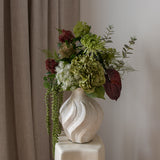 Swirl Vase Hvit