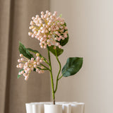 Hydrangea Berry Branch Light Pink
