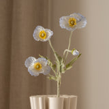 Poppy Flower Light Blue