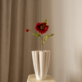 Poppy Flower Medium Red