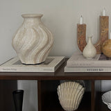 Swirl Vase Hvit