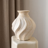 Swirl Vase Hvit