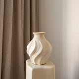 Swirl Vase Hvit