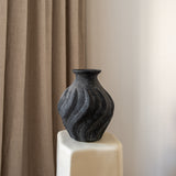 Swirl Vase Svart