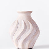 Swirl Vase Hvit