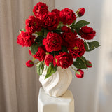 Peony Bouquet Red