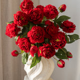 Peony Bouquet Red