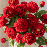 Peony Bouquet Red